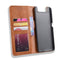 Magnetic Buckle Retro Crazy Horse Texture Horizontal Flip Leather Case for Galaxy A80 / A90, with Holder & Card Slots & Photo Frame (Brown)