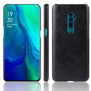 Shockproof Litchi Texture PC + PU Case For Oppo Reno 10x zoom(Black)