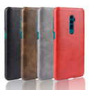 Shockproof Litchi Texture PC + PU Case For Oppo Reno 10x zoom(Black)