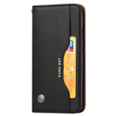 Knead Skin Texture Horizontal Flip Leather Case for Huawei Y7 (2019) / Y7 Prime (2019) / Y7 Pro (2019), with Photo Frame & Holder & Card Slots & Wallet(Black)