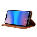 Knead Skin Texture Horizontal Flip Leather Case for Huawei Y7 (2019) / Y7 Prime (2019) / Y7 Pro (2019), with Photo Frame & Holder & Card Slots & Wallet(Black)