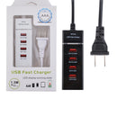 5V 4.1A 4 USB Ports Charger Adapter with Power Plug Cable, Cable Length: 1.5m, US Plug(Black)