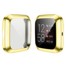 For Fitbit versa 2 Plating TPU All-inclusive Protective Shell(Gold)