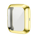 For Fitbit versa 2 Plating TPU All-inclusive Protective Shell(Gold)