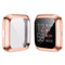 For Fitbit versa 2 Plating TPU All-inclusive Protective Shell(Rose gold)