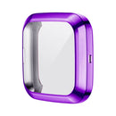 For Fitbit versa 2 Plating TPU All-inclusive Protective Shell(Purple)