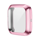 For Fitbit versa 2 Plating TPU All-inclusive Protective Shell(Pink)