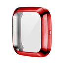 For Fitbit versa 2 Plating TPU All-inclusive Protective Shell(Red)