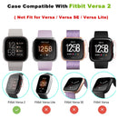 For Fitbit versa 2 Plating TPU All-inclusive Protective Shell(Red)