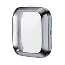 For Fitbit versa 2 Plating TPU All-inclusive Protective Shell(Gray)