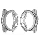 Suitable for Garmin Fenix 5X & 5X Plus Transparent TPU Watch Case(Transparent gray)