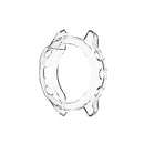Suitable for Garmin Fenix 6X / 6X Pro Transparent TPU Silica Gel Watch Case(Transparent white)
