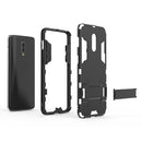 Shockproof PC + TPU Case with Holder for OnePlus 7 / 6T(Black)