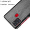 For Samsung Galaxy A21s Shockproof Crocodile Texture PC + PU Case(Black)
