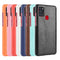 For Samsung Galaxy A21s Shockproof Crocodile Texture PC + PU Case(Black)