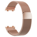 For OPPO Watch 41MM Smart Watch Milanese Stainless Steel Metal Watch Band(Rose)