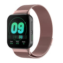 For OPPO Watch 41MM Smart Watch Milanese Stainless Steel Metal Watch Band (Rose Pink)