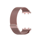 For OPPO Watch 41MM Smart Watch Milanese Stainless Steel Metal Watch Band (Rose Pink)