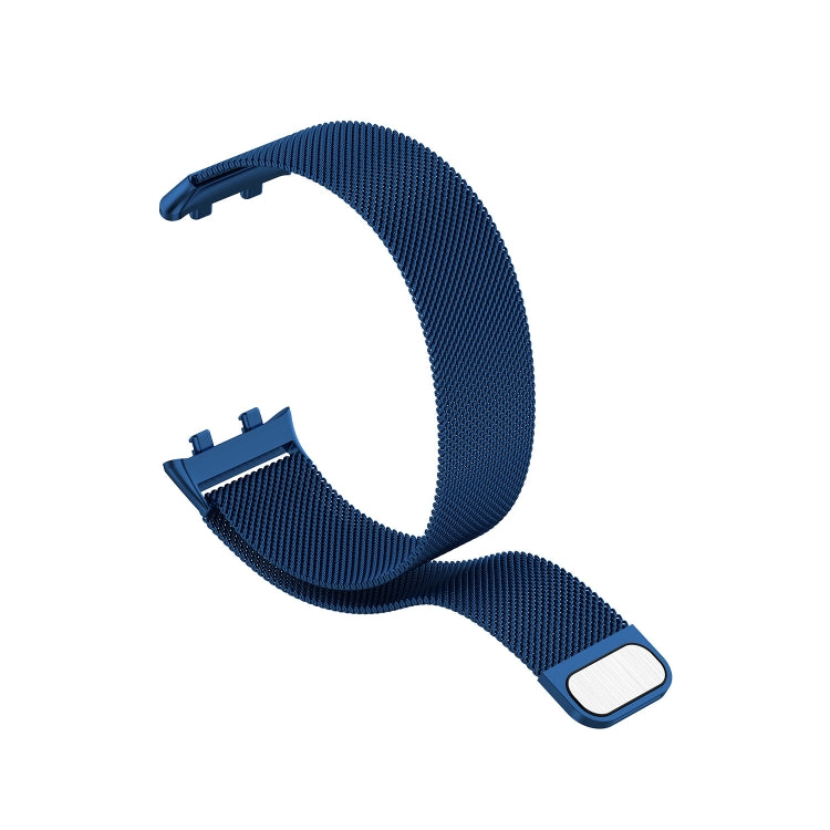 For OPPO Watch 41MM Smart Watch Milanese Stainless Steel Metal Watch Band (Blue)
