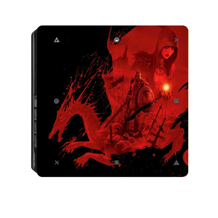 BY060130 Fashion Sticker Icon Protective Film for PS4 Slim