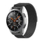 For Honor Magic Watch 2/Galaxy Active2 18mm Milan Stainless Steel Mesh Watch Band(Black)