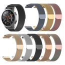For Honor Magic Watch 2/Galaxy Active2 18mm Milan Stainless Steel Mesh Watch Band(Black)