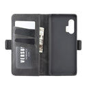 For Motorola Edge+ Dual-side Magnetic Buckle Horizontal Flip Leather Case with Holder & Card Slots & Wallet(Black)