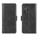 For Motorola Edge+ Dual-side Magnetic Buckle Horizontal Flip Leather Case with Holder & Card Slots & Wallet(Black)