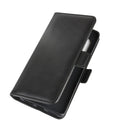 For Motorola Edge+ Dual-side Magnetic Buckle Horizontal Flip Leather Case with Holder & Card Slots & Wallet(Black)