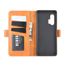 For Motorola Edge+ Dual-side Magnetic Buckle Horizontal Flip Leather Case with Holder & Card Slots & Wallet(Yellow)