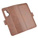 For Motorola Edge+ Dual-side Magnetic Buckle Horizontal Flip Leather Case with Holder & Card Slots & Wallet(Brown)