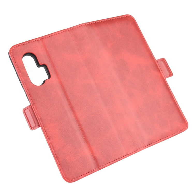 For Motorola Edge+ Dual-side Magnetic Buckle Horizontal Flip Leather Case with Holder & Card Slots & Wallet(Red)