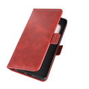 For Motorola Edge+ Dual-side Magnetic Buckle Horizontal Flip Leather Case with Holder & Card Slots & Wallet(Red)