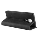 For Xiaomi Redmi Note 9/10X 4G Retro-skin Business Magnetic Suction Leather Case with Holder & Card Slots & Wallet(Black)