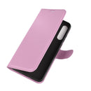 For Huawei Y6p Litchi Texture Horizontal Flip Protective Case with Holder & Card Slots & Wallet(Pink)