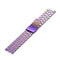 For Huami GTS/Galaxy Watch 42/40/44 20mm 3-Beads Stainless Steel Watch Band(Colourful)