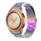 For Huami GTS/Galaxy Watch 42/40/44 20mm 3-Beads Stainless Steel Watch Band(Colourful)