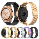 For Huami GTS/Galaxy Watch 42/40/44 20mm 3-Beads Stainless Steel Watch Band(Colourful)