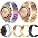 For Huawei GT2/GT/Samsung Galaxy Watch 46mm R800/Samsung Gear S3 22mm 3-Beads Stainless Steel Watch Band(Silver)