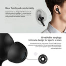J3 Pro TWS Hifi Wireless Bluetooth 5.2 Earphone LED Display Waterproof Sports Gaming Headset Noise Earbuds(Black)