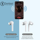J3 Pro TWS Hifi Wireless Bluetooth 5.2 Earphone LED Display Waterproof Sports Gaming Headset Noise Earbuds(White)