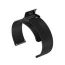 For Huawei GT/GT2 46mm/ Galaxy Watch 46mm/ Fossil Fossil Gen 5 Carlyle 46mm 22mm Stainless Steel Mesh Watch Band(Black)