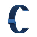 For Huawei GT/GT2 46mm/ Galaxy Watch 46mm/ Fossil Fossil Gen 5 Carlyle 46mm 22mm Stainless Steel Mesh Watch Band(Dark Blue)