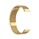 For Huawei GT2 42mm / Galaxy Watch 42mm /Galaxy Active2 20mm Stainless Steel Mesh Watch Band(Gold)