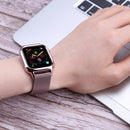 Milanese Loop Magnetic Stainless Steel Watch Band With Frame for Apple Watch Series 5 & 4 44mm(Rose Gold)