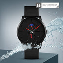 Skmei 9208 Moon Phase Quartz Watch Casual Simple Business Sports Watch for Men(White)