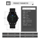Skmei 9208 Moon Phase Quartz Watch Casual Simple Business Sports Watch for Men(White)