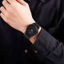 Skmei 9208 Moon Phase Quartz Watch Casual Simple Business Sports Watch for Men(White)