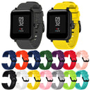 20mm For Huami Amazfit GTS / Samsung Galaxy Watch Active 2 / Gear Sport Silicone Watch Band(Purple)