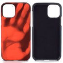 For Samsung Galaxy A81/Note 10 Lite Paste Skin + PC Thermal Sensor Discoloration Protective Back Cover Case(Black to Red)